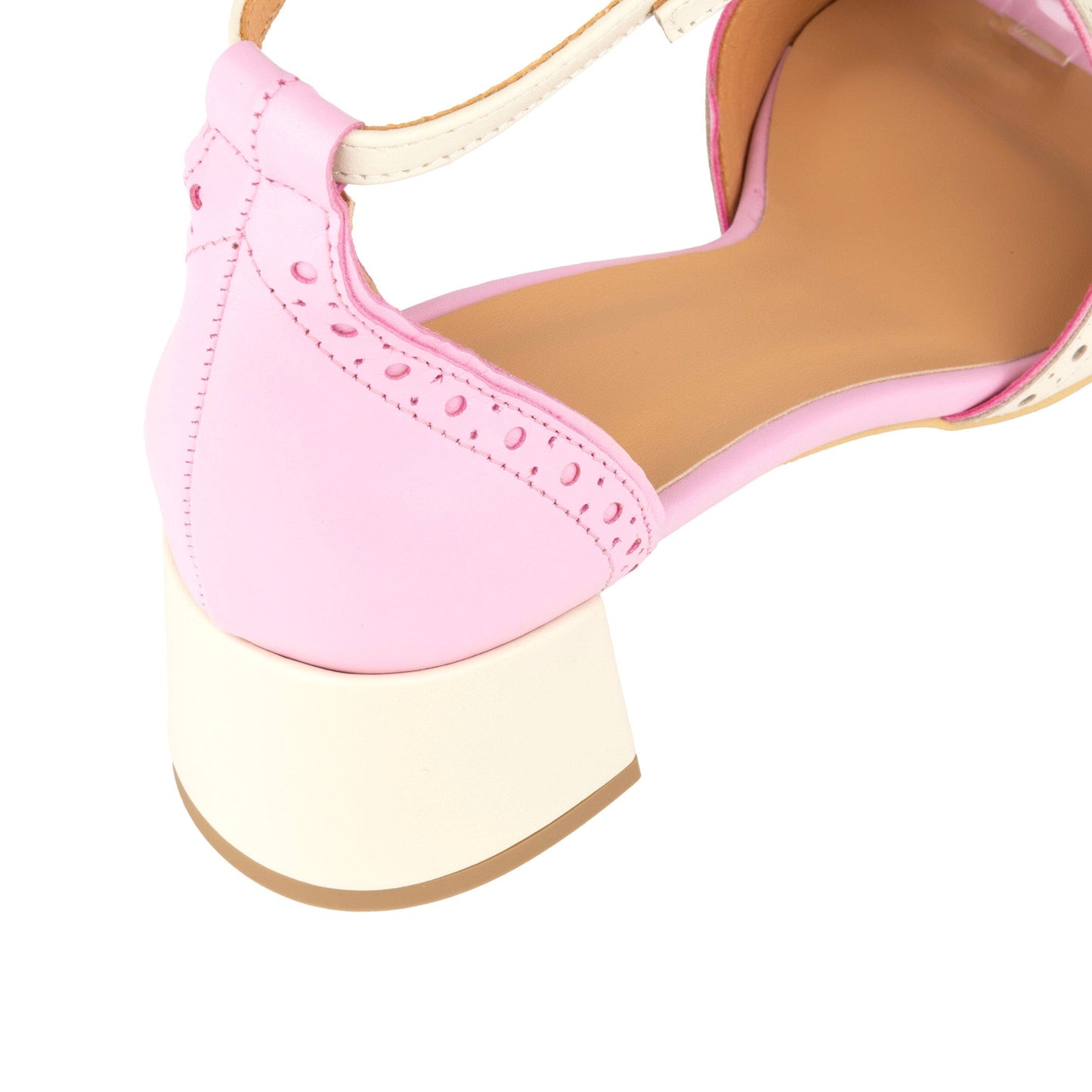 Croupier - Pink & White Pastel Womens Heels Embassy London