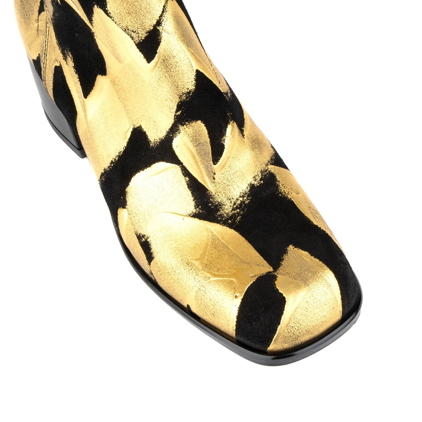 GoGo - Gold & Black Womens Tall Boots Embassy London
