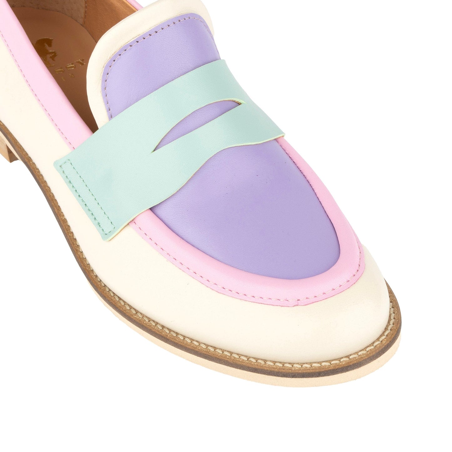 Kay - Multi Pastel Womens Loafers Embassy London