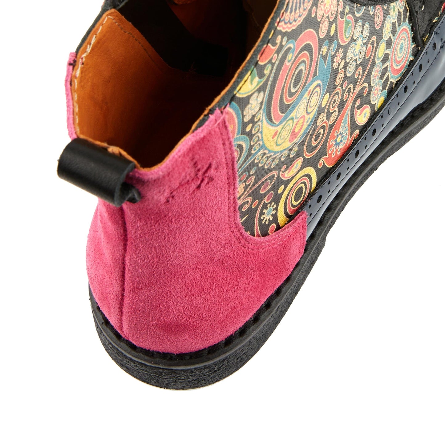 Hatter - Navy Pink Ankle Boots Embassy London