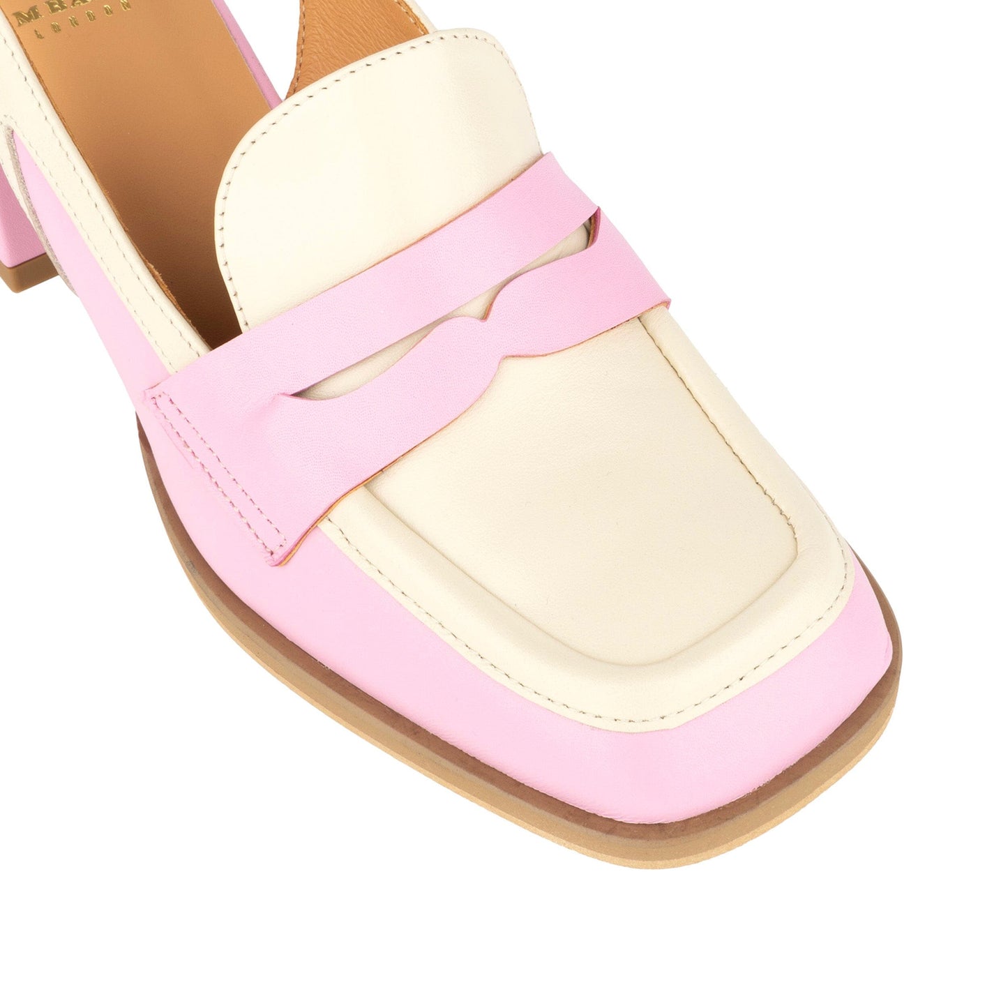 Diana - Pink & Cream Pastel Womens Heels Embassy London