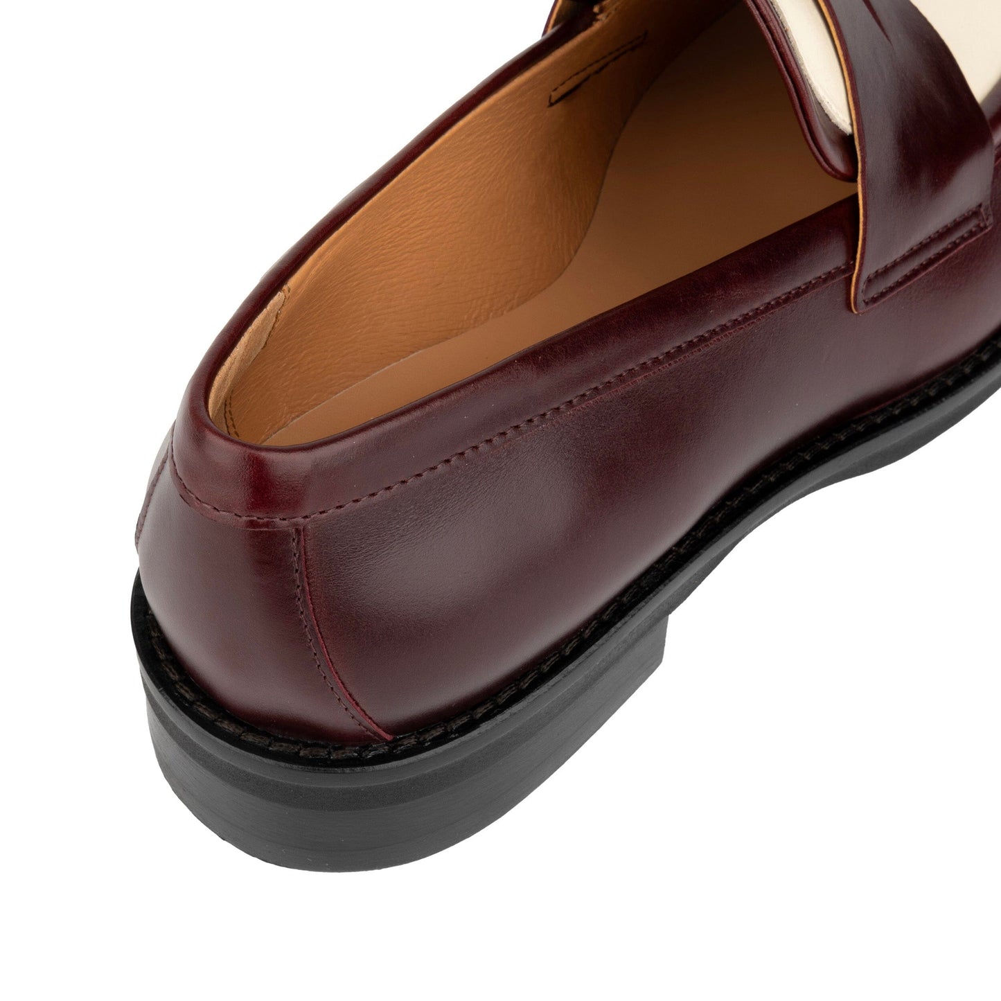 Kay - Burgundy & Cream Womens Loafers Embassy London