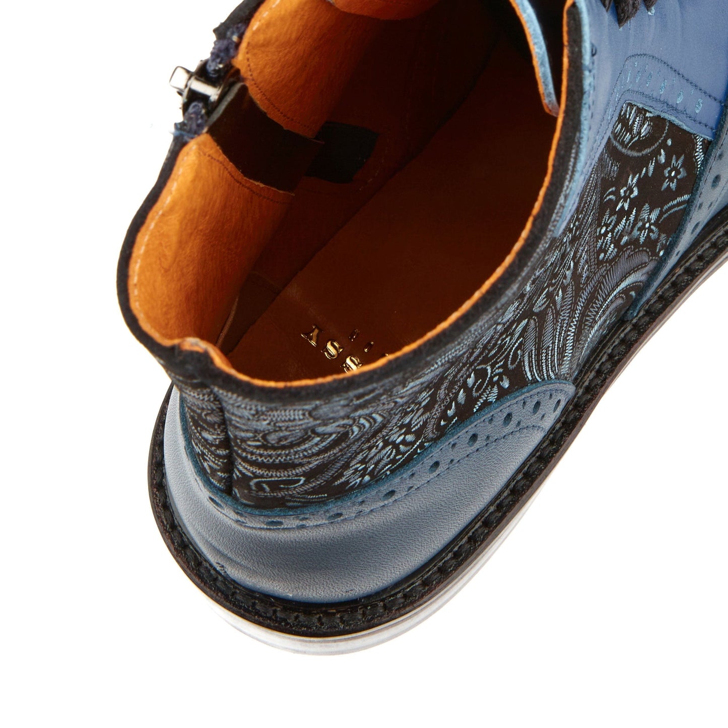 Brick Lane Boots - Blue Multi Womens Ankle Boots Embassy London