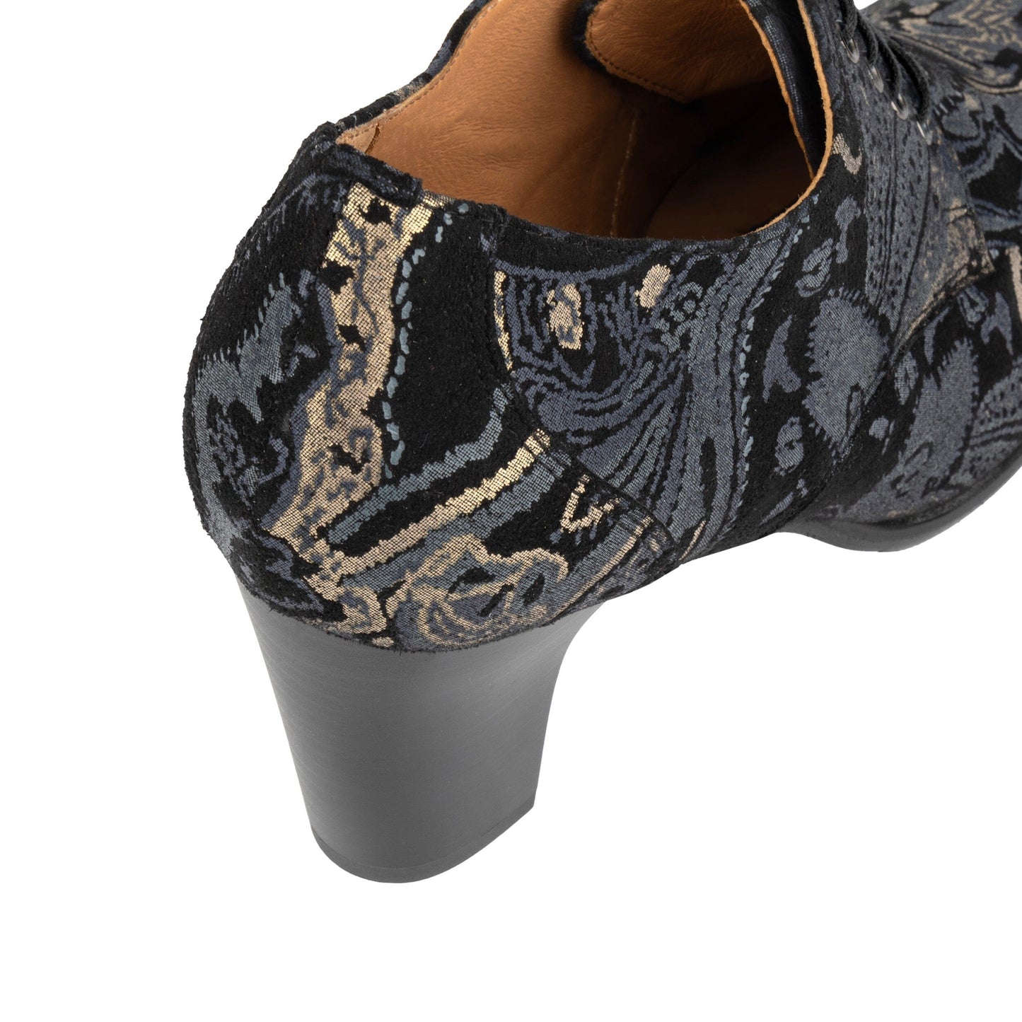 Roulette - Black & Grey & Gold Womens Heels Embassy London