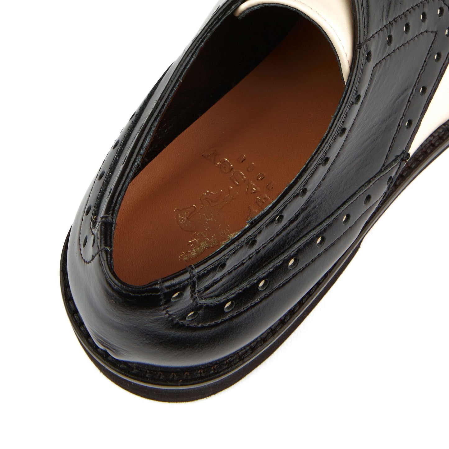 Eton - Black & Cream Womens Shoes Embassy London