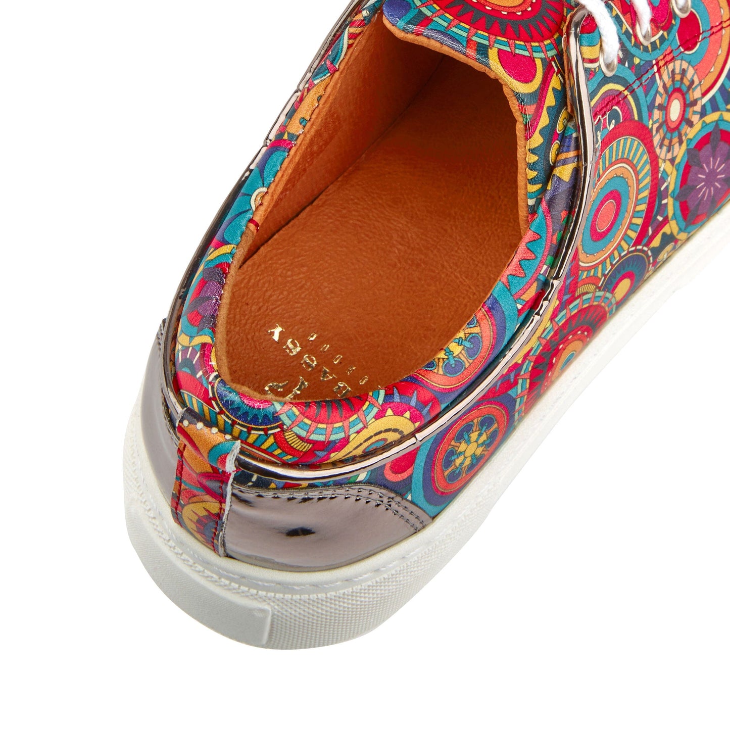 Camila - Silver & Signature Print Womens Trainers Embassy London