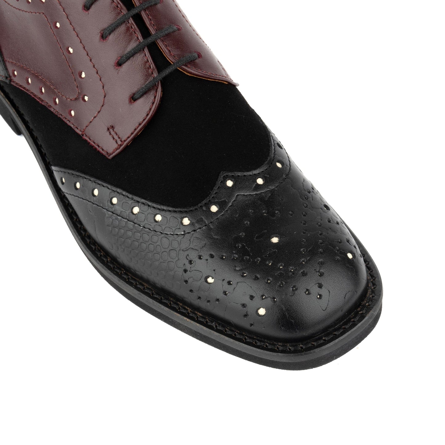 Eton - Burgundy & Snake Womens Shoes Embassy London