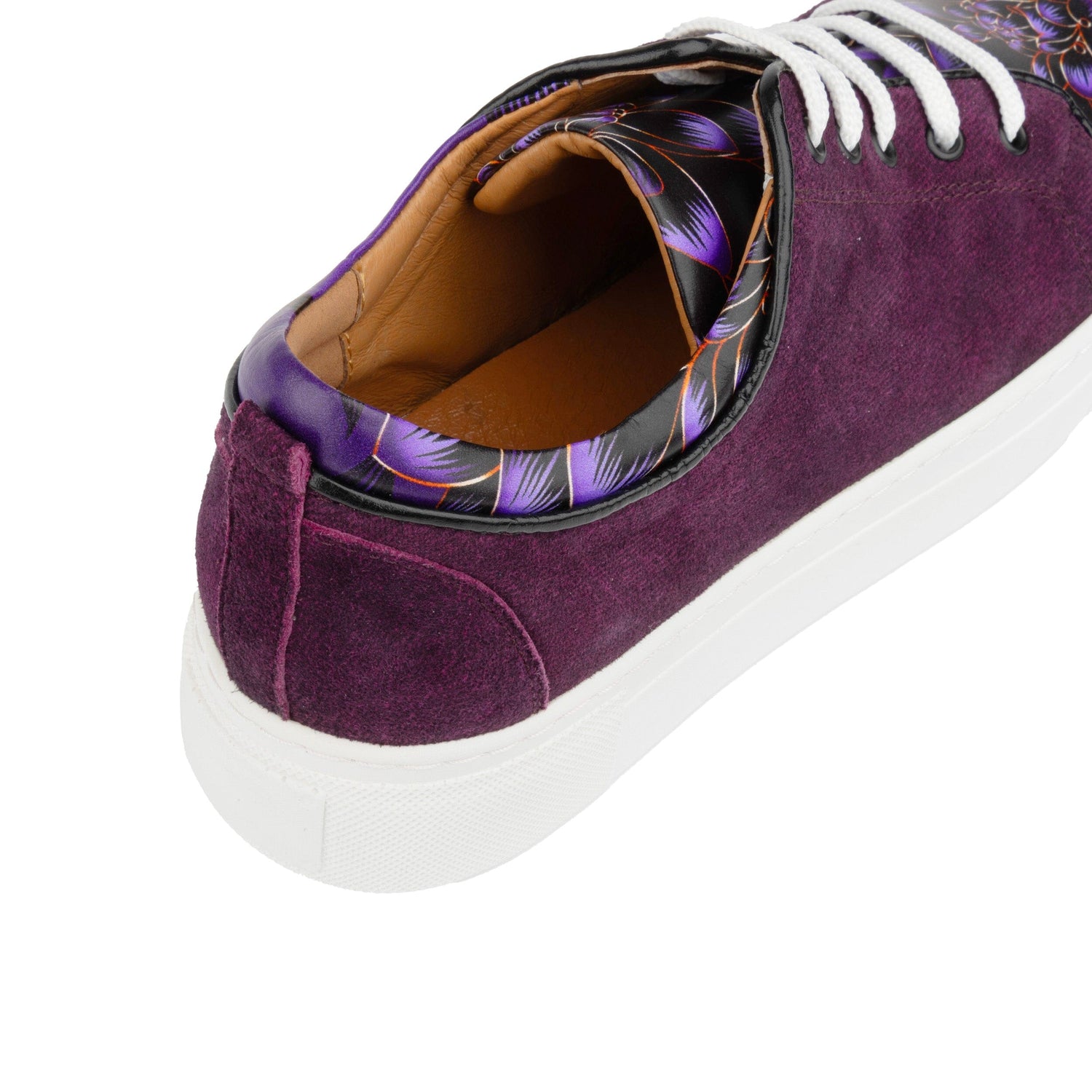 Camila - Purple & Purple Flowers Womens Trainers Embassy London