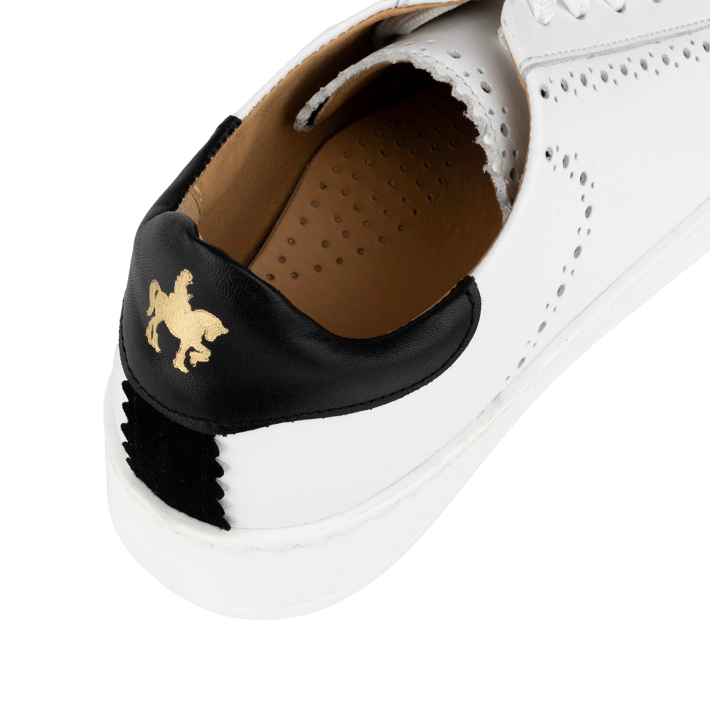 Serena - Black & White Womens Trainers Embassy London