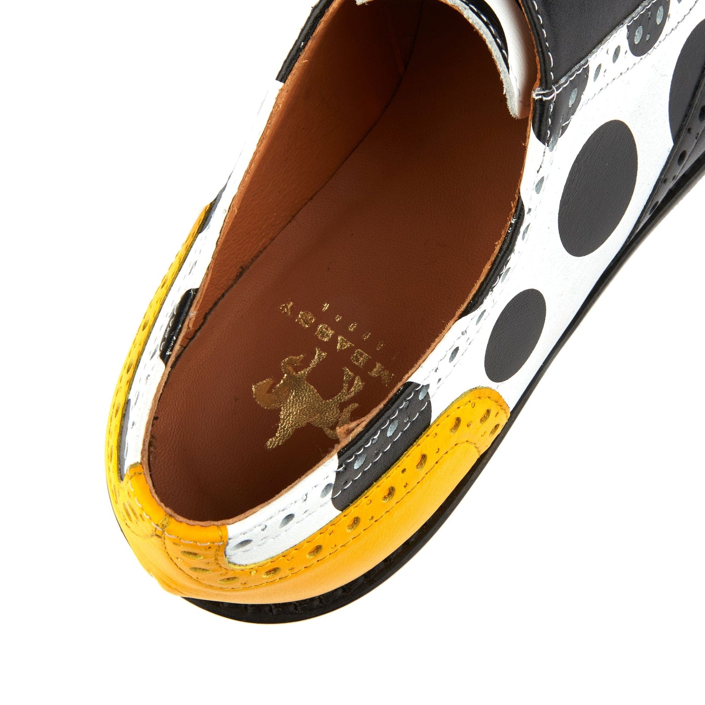Vivienne - Black & White Polka Dot Womens Shoes Embassy London