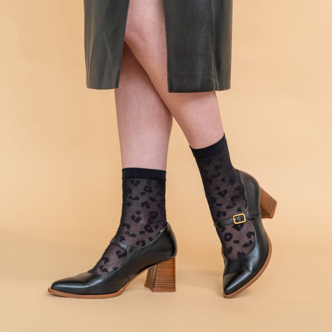 Hyde - Black - Women's Leather Mary Jane Pump Womens Heels Embassy London