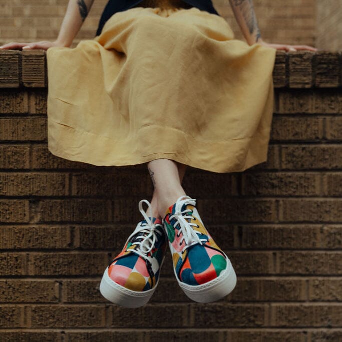 Camila - Groovy Womens Designer Sneakers Embassy London