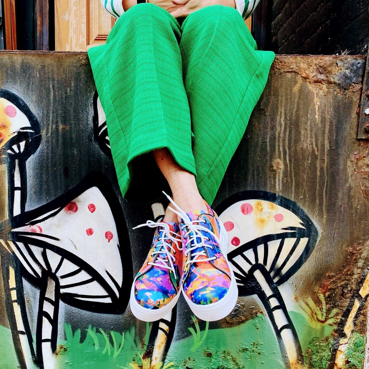 Camila - Watercolours Womens Trainers Embassy London