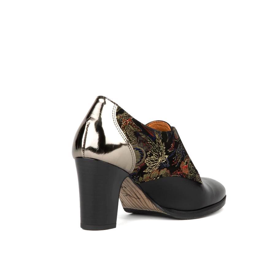 Roulette - Black & Gold Heels Embassy London