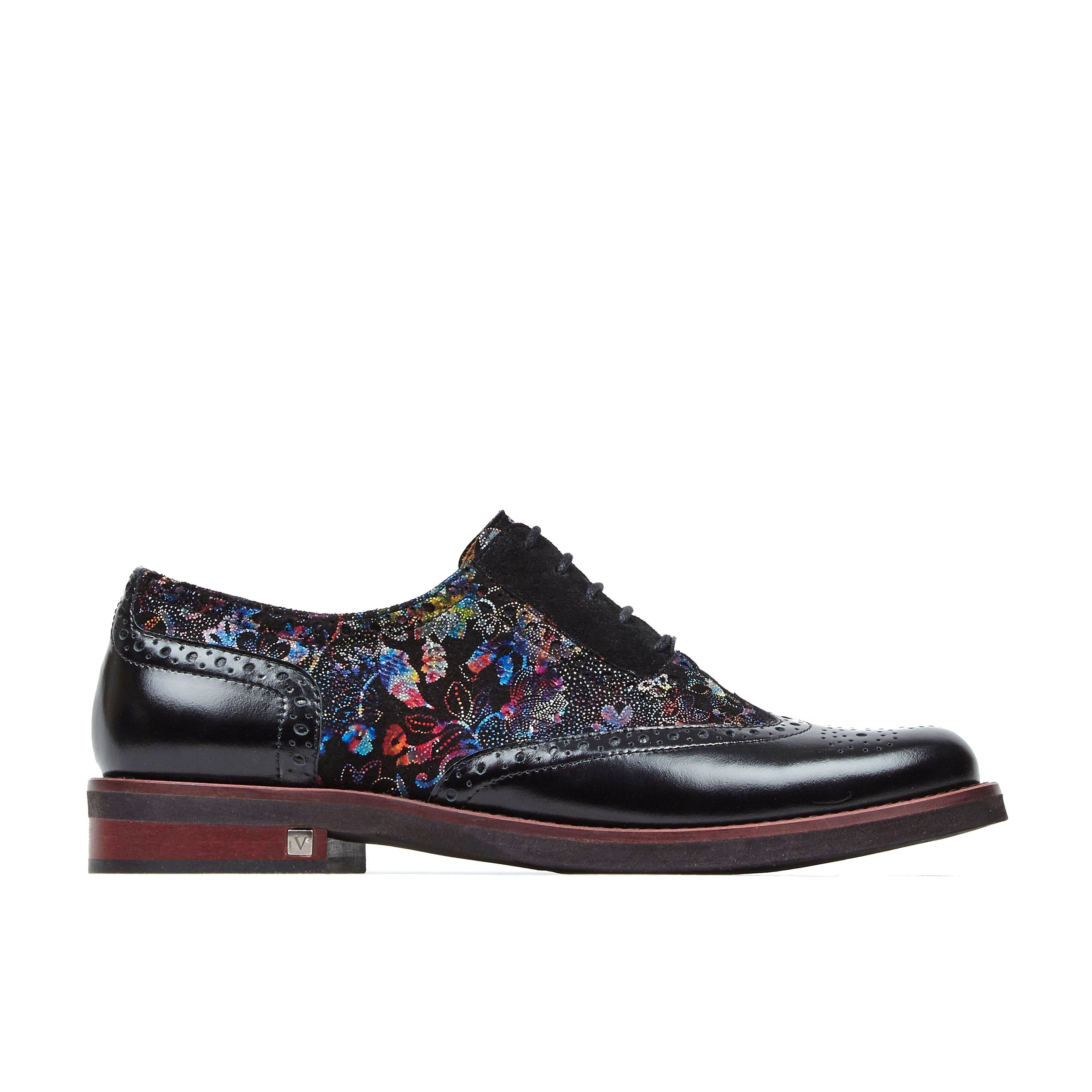 Vivienne Black Flower Women s Oxford Shoes Embassy London USA