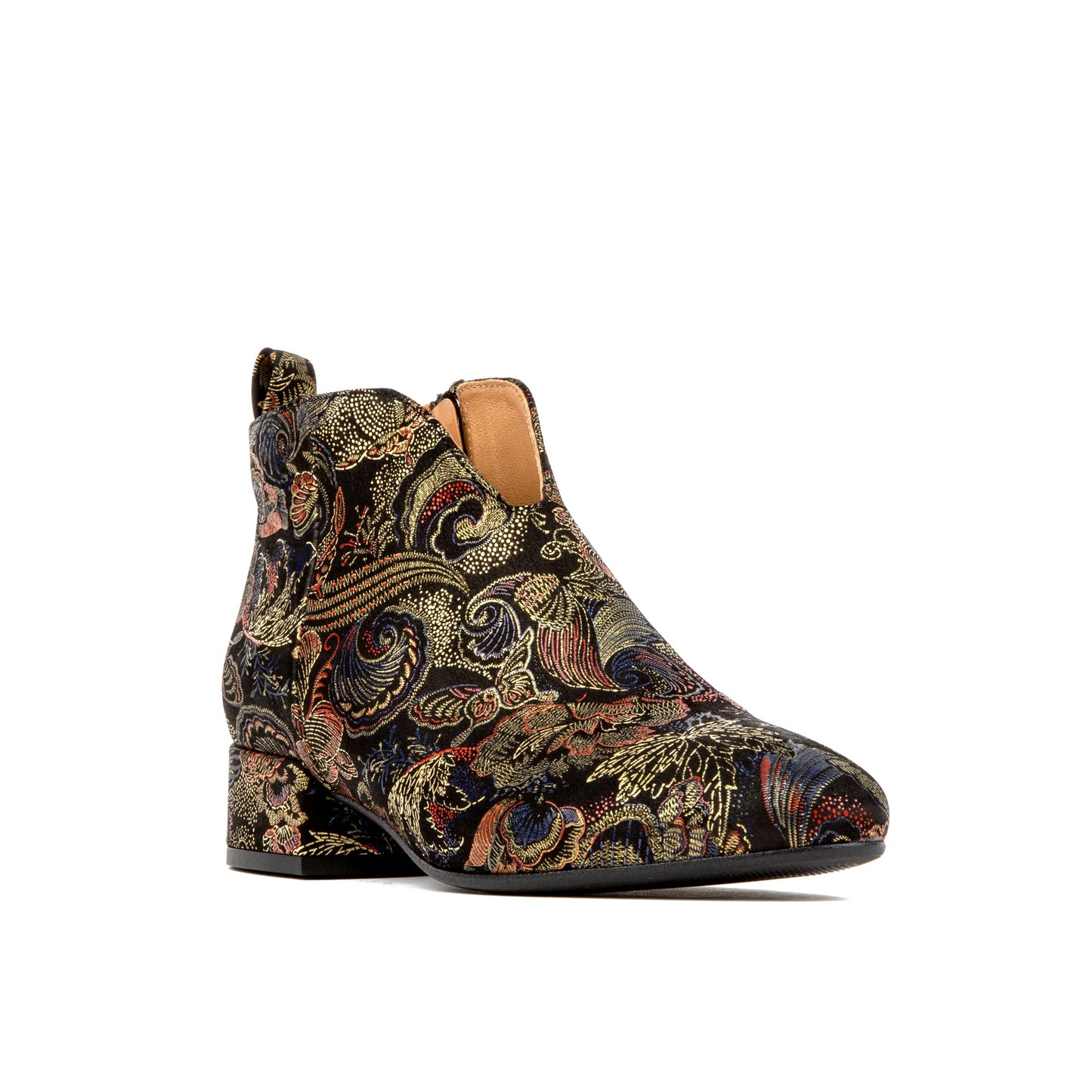 Iris - Black Multi Ankle Boots Embassy London