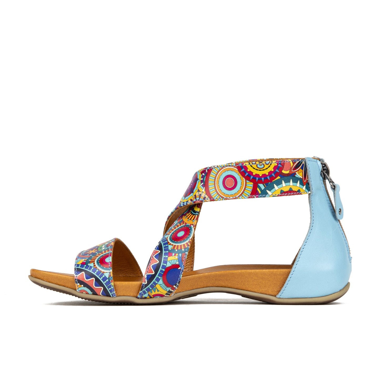 Isabella - Blue Signature Sandals Embassy London