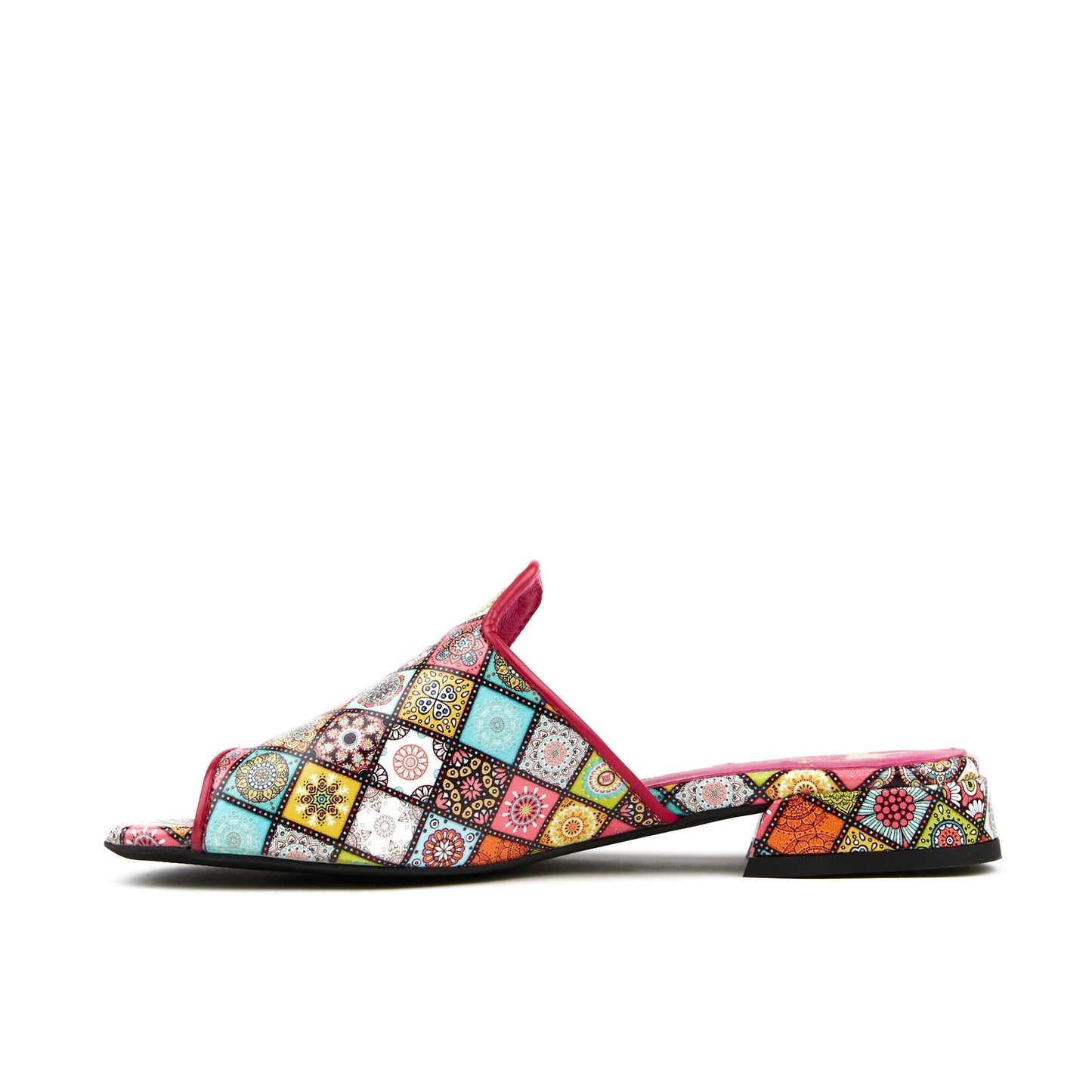South Beach - Summer Patchwork Sandals Embassy London