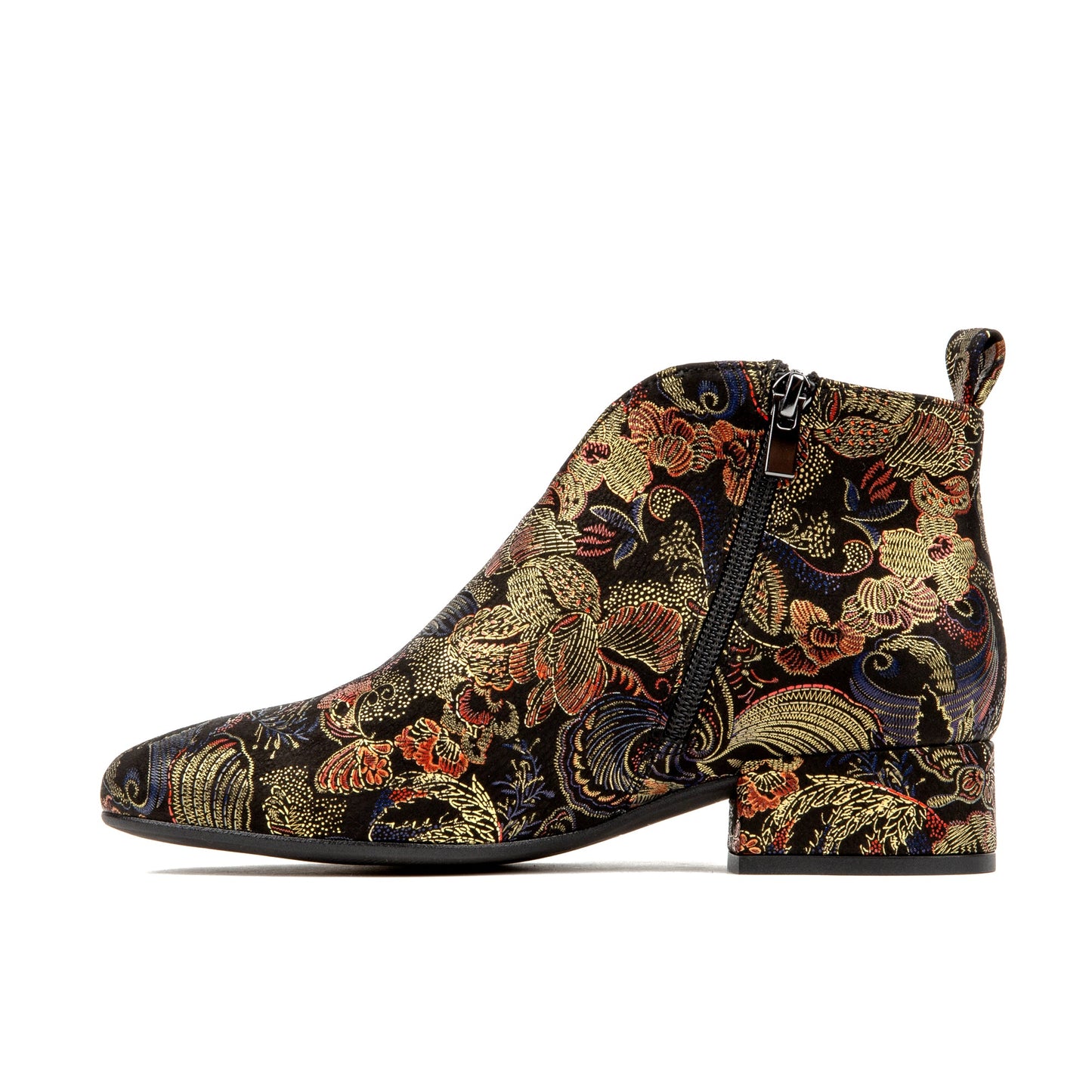 Iris - Black Multi Ankle Boots Embassy London