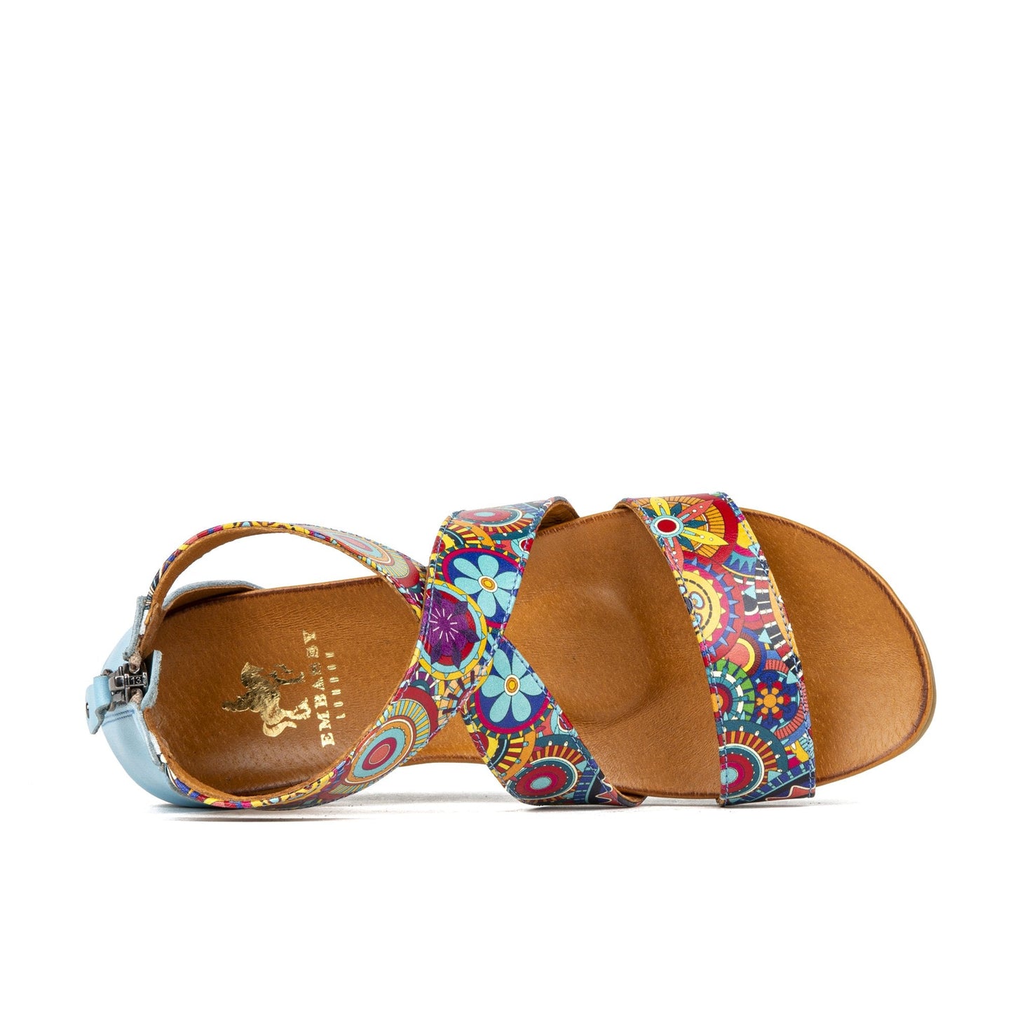 Isabella - Blue Signature Sandals Embassy London