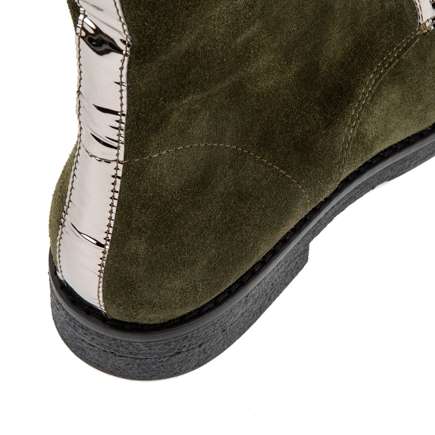 Traveller - Olive Ankle Boots Embassy London 