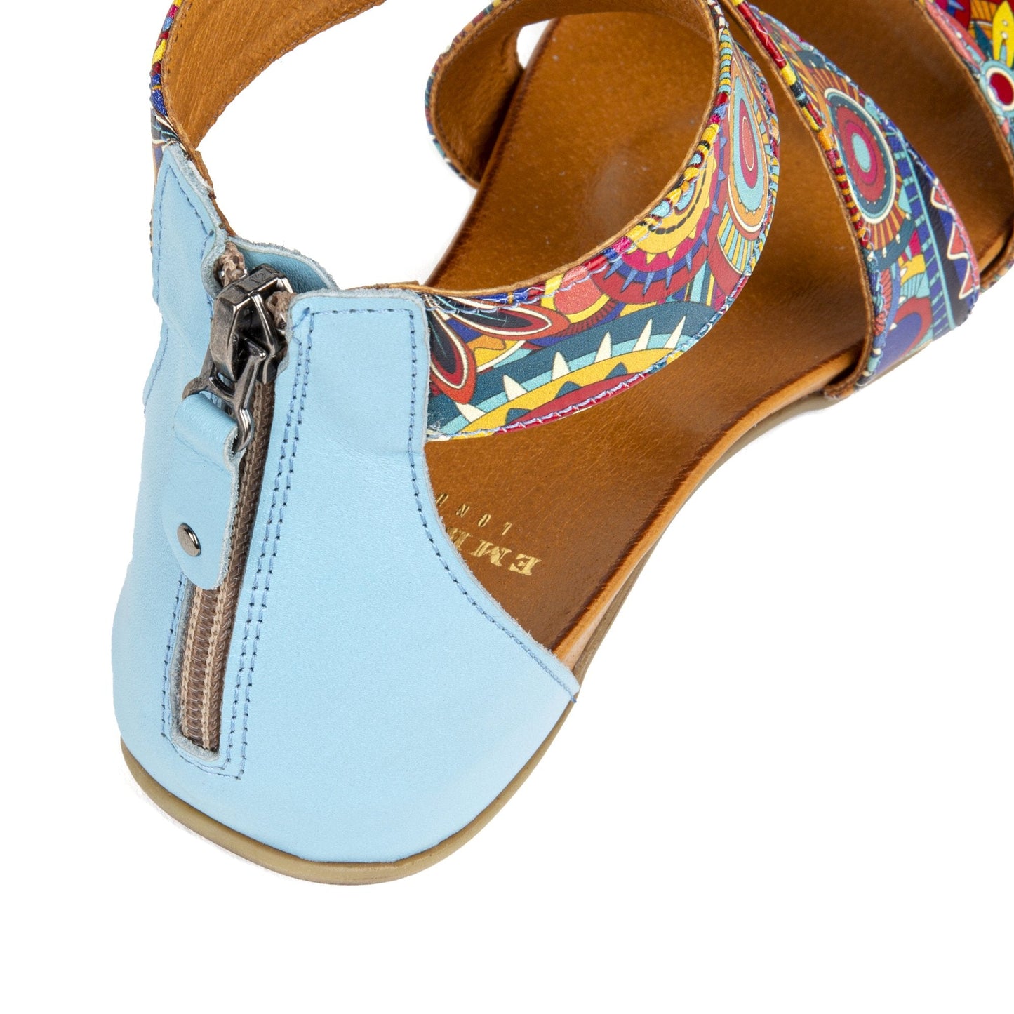 Isabella - Blue Signature Sandals Embassy London