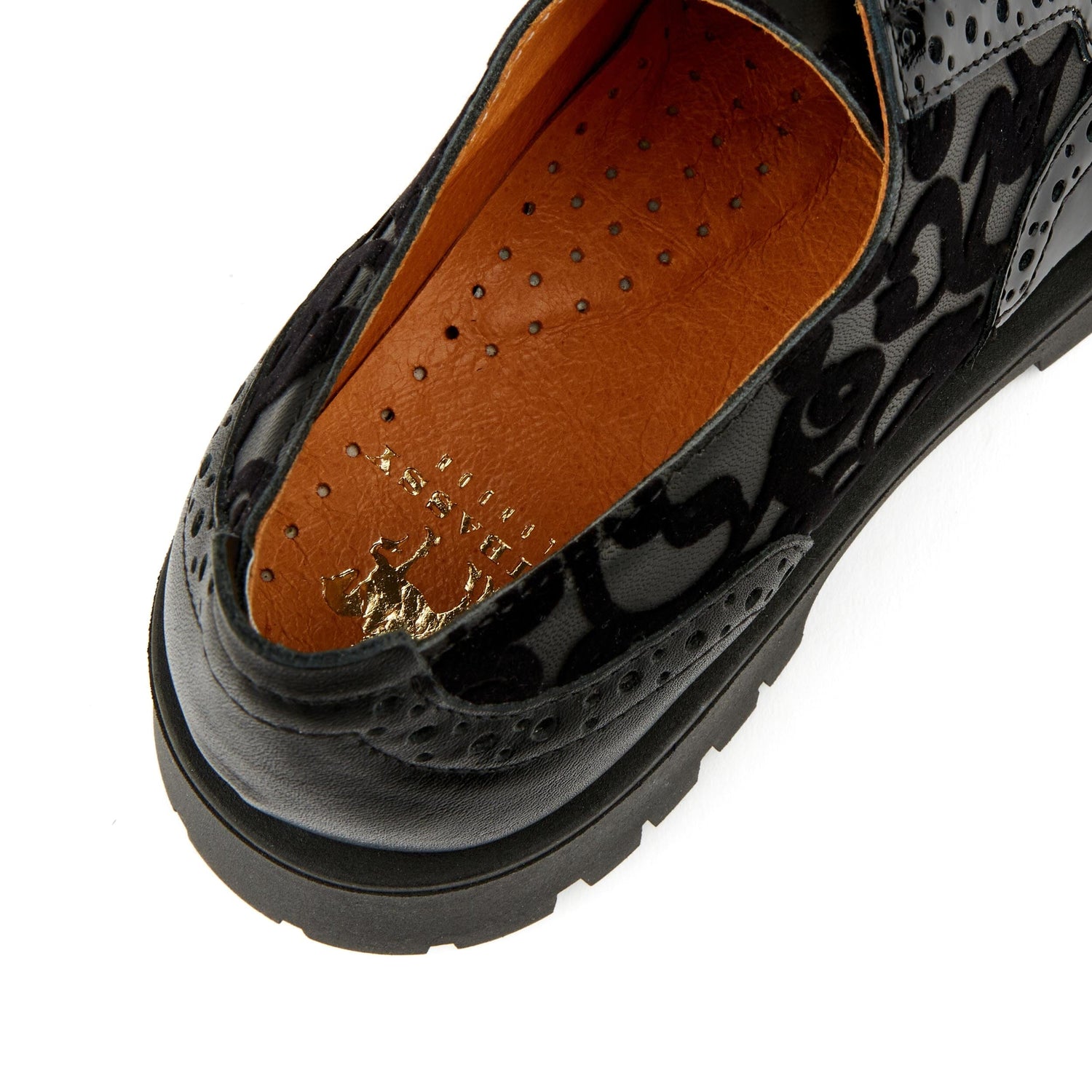 Artisan - Black Floral Womens Shoes Embassy London 