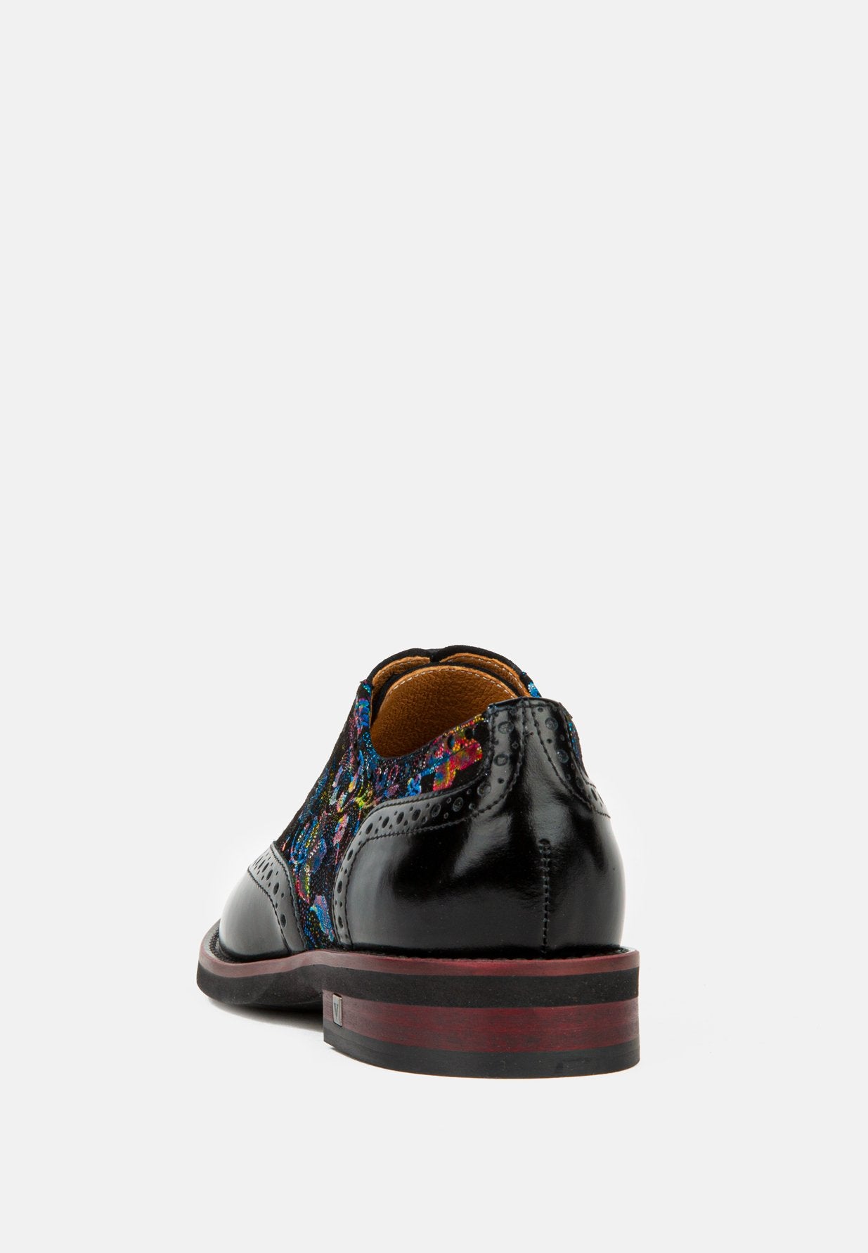Vivienne - Black Flower Shoes Embassy London