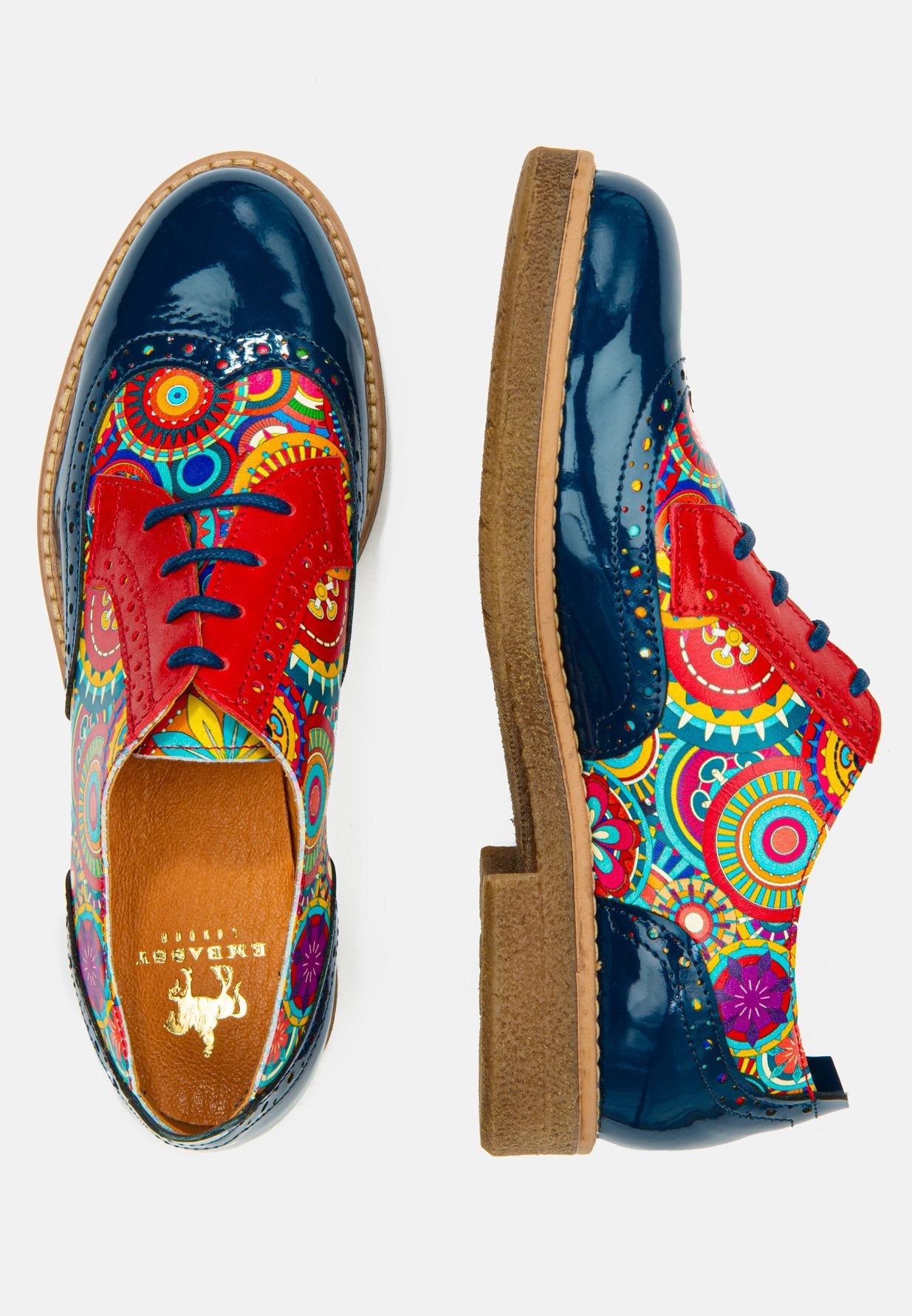 The Artist - Navy Multi Shoes Embassy London