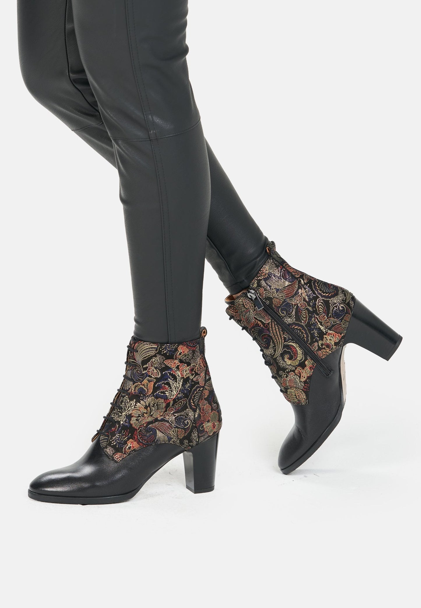 Merlin - Black Multi Heels Embassy London