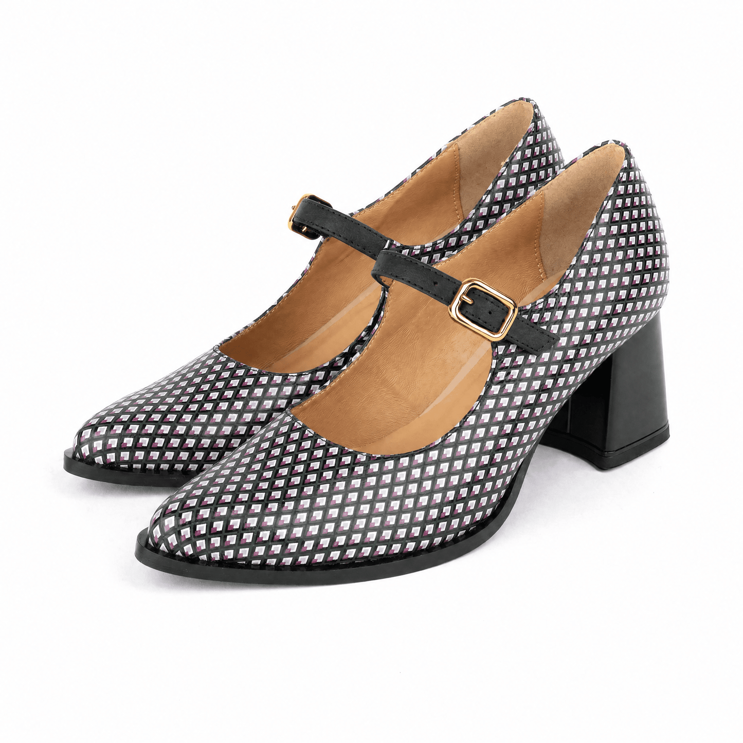 Hyde - Pink & Violet & Green Diamonds Womens Heels Embassy London 