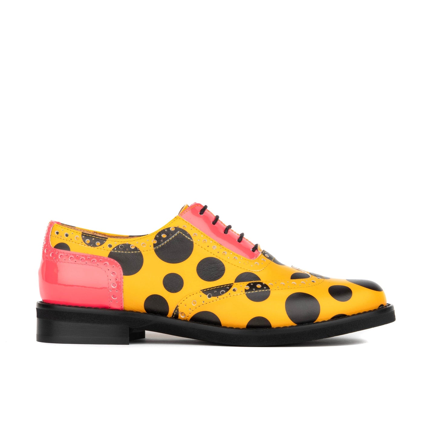 Vivienne - Orange & Black & Pink Womens Shoes Embassy London 