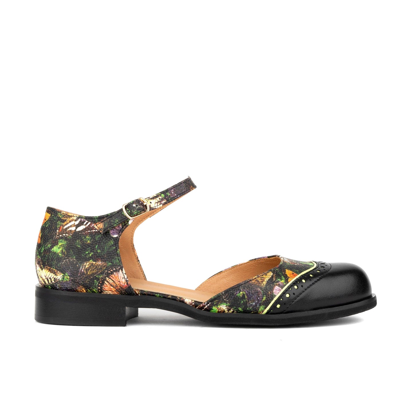 Gigot - Black & Butterfly Multi Womens Sandals Embassy London 