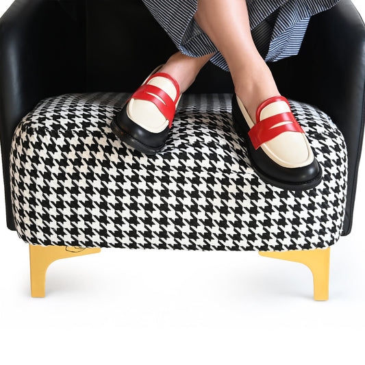 Kay - Red & Cream Womens Loafers Embassy London 