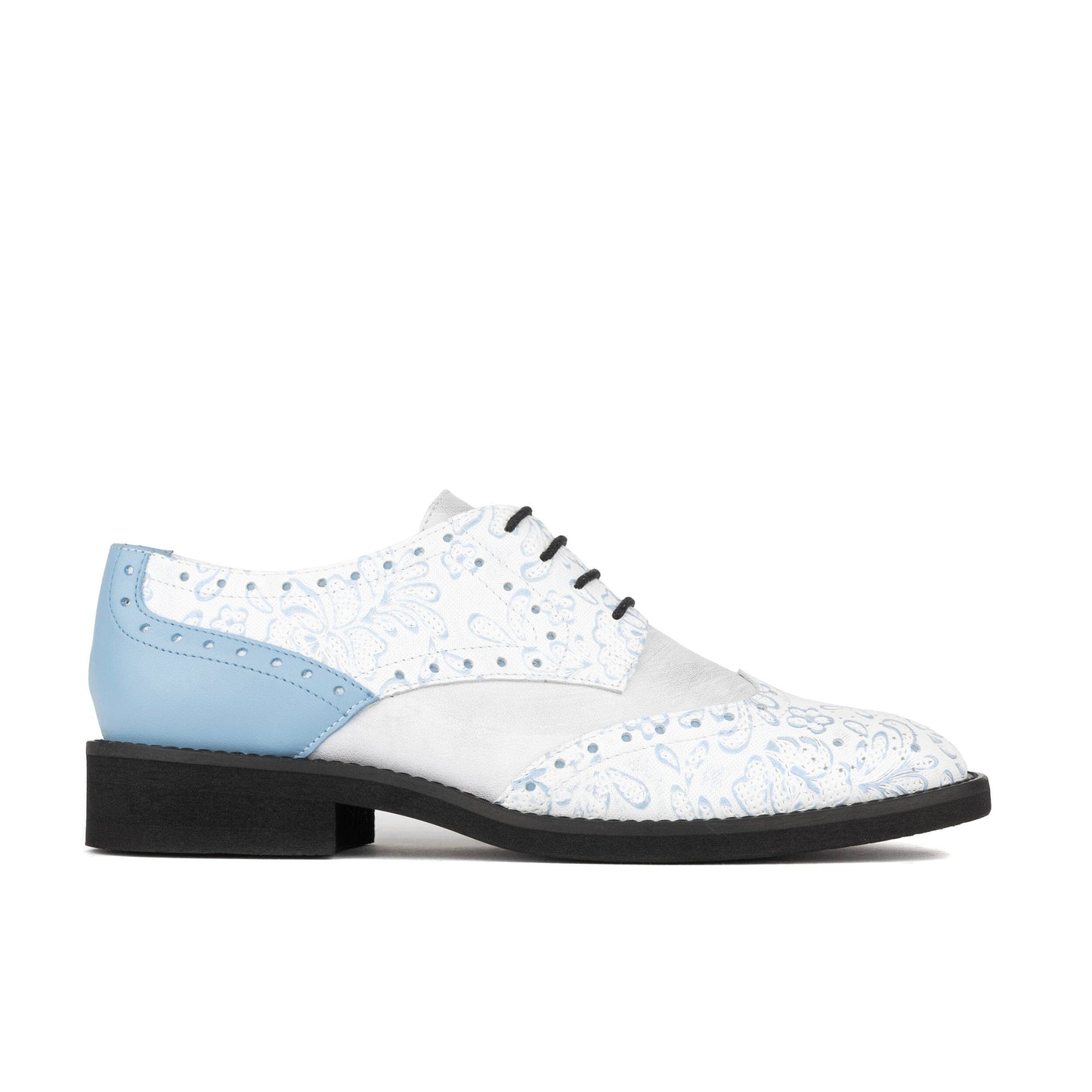 Eton - White Flowers Womens Shoes Embassy London 