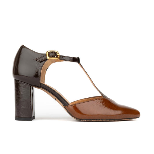 Imbruglia - Brown Mix Womens Heels Embassy London 