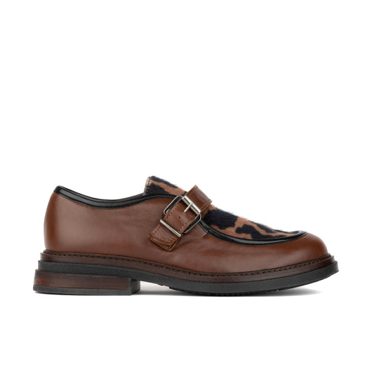 Strapp - Brown & Cow Womens Loafers Embassy London 