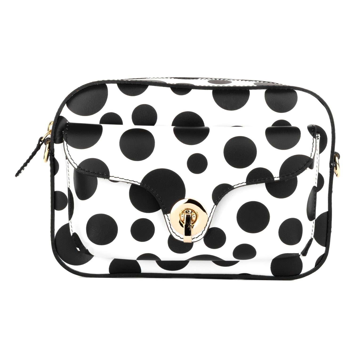 Lady Camara - Black & White Polka Handbags Embassy London 