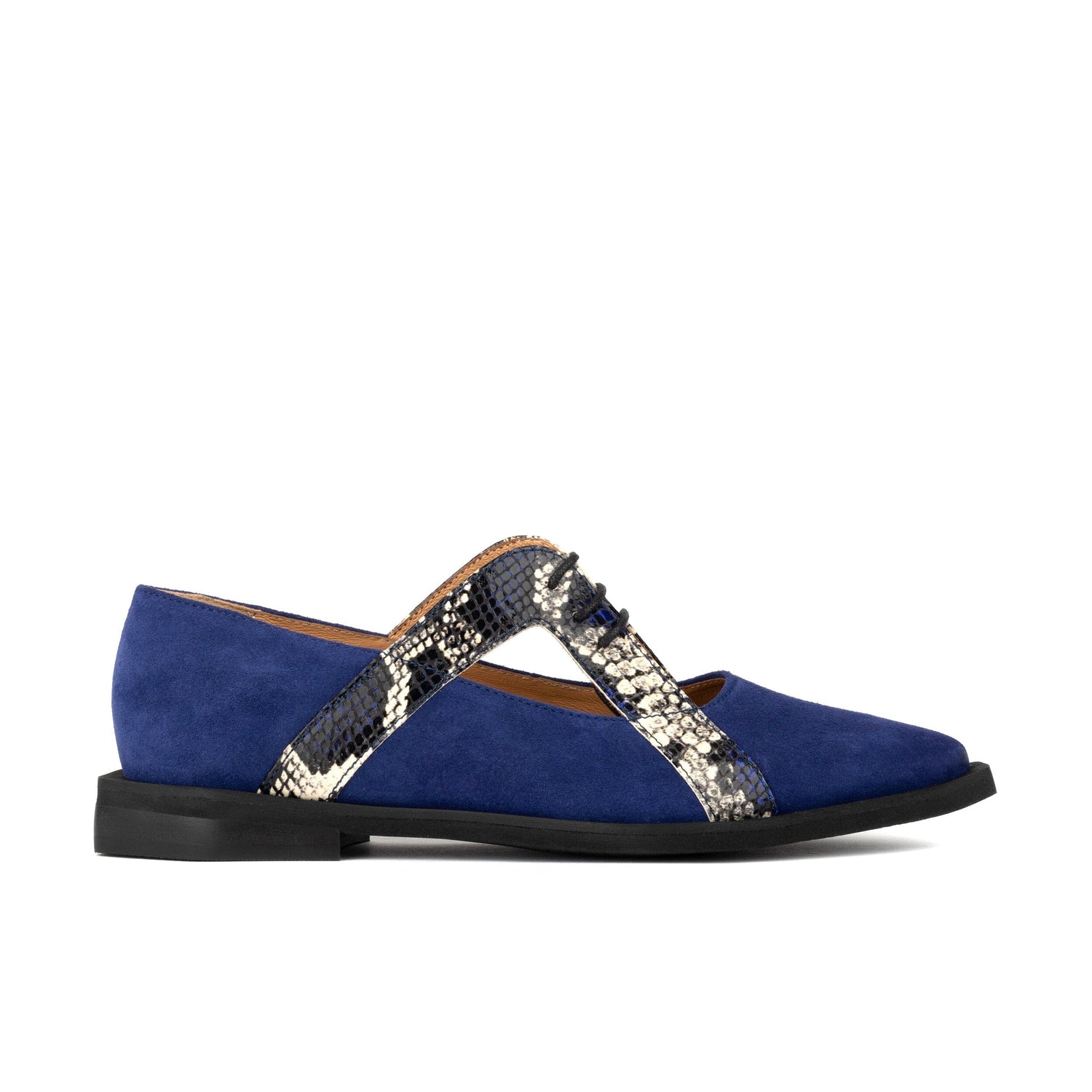 Harlowe - Blue Snake Womens Shoes Embassy London 