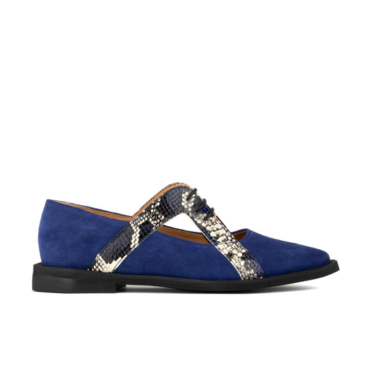 Harlowe - Blue Snake Womens Shoes Embassy London 