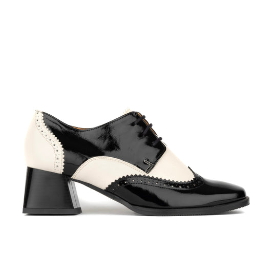 Ziggy - Black & White Womens Heels Embassy London 