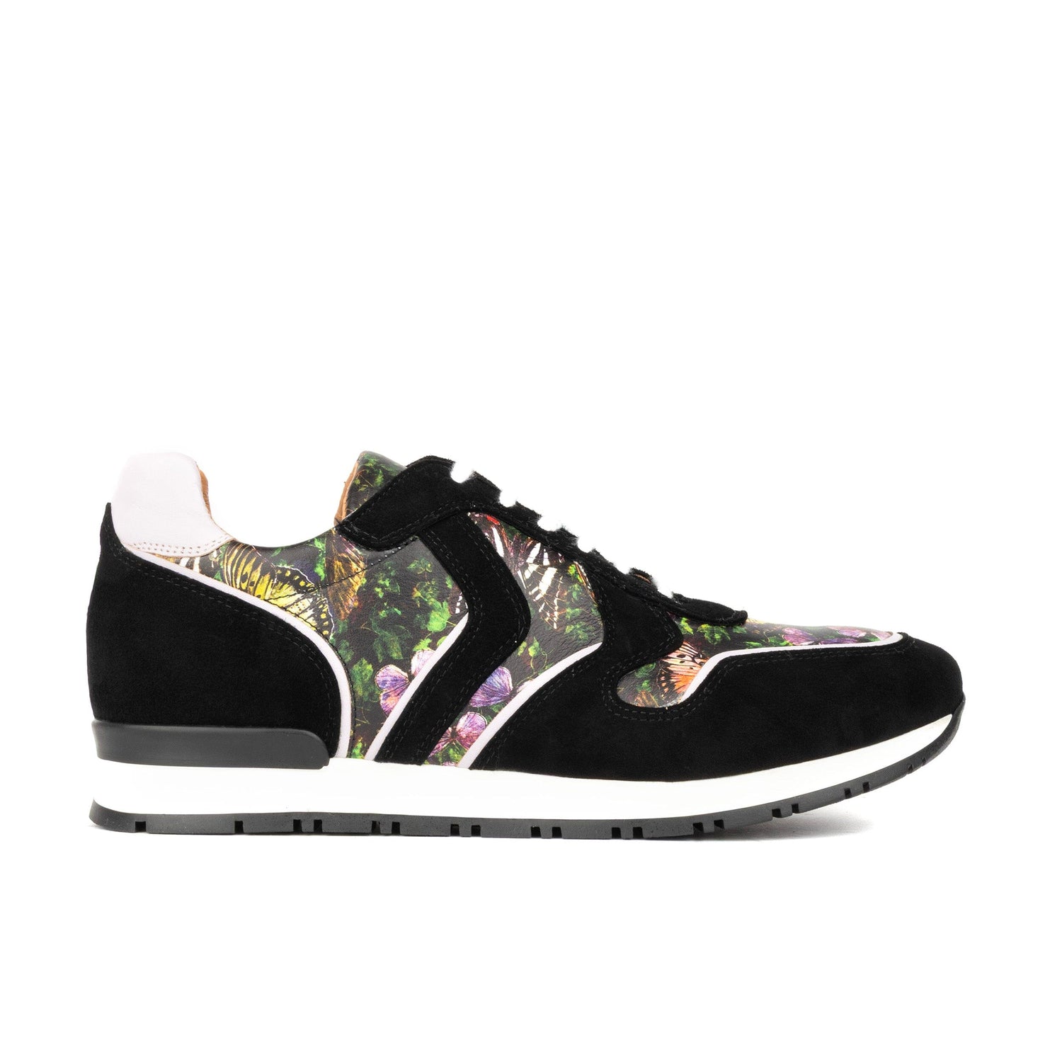 Savana - Black & Butterfly Multi Womens Trainers Embassy London 