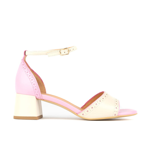 Croupier - Pink & White Pastel Womens Heels Embassy London 