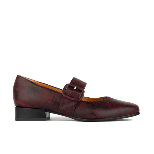 Bliss - Burgundy Womens Loafers Embassy London 