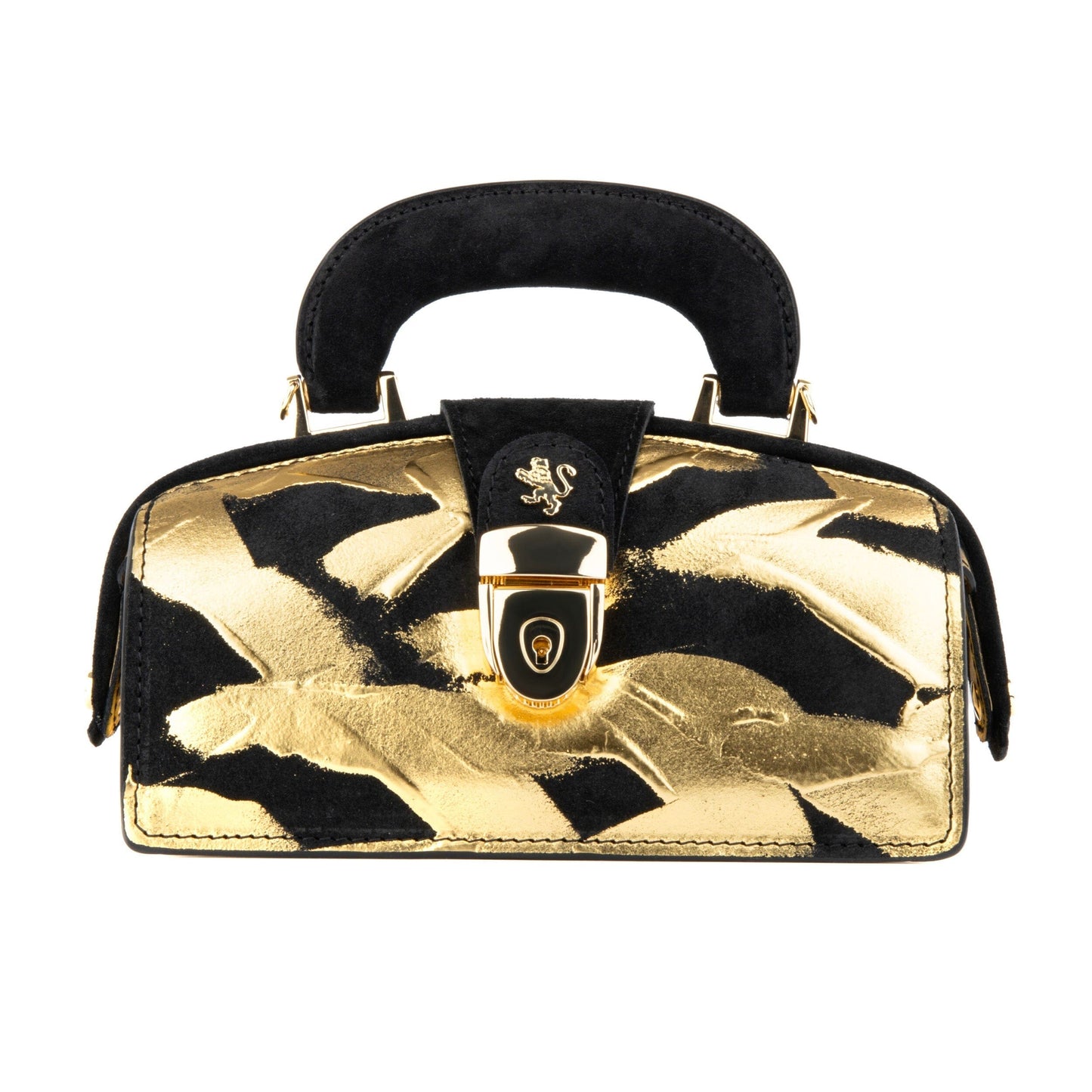 Gazelle Mini - Gold & Black Handbags Embassy London 