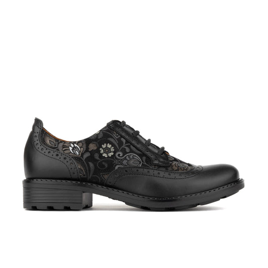 DreamFiters - Black Emboss Womens Shoes Embassy London 