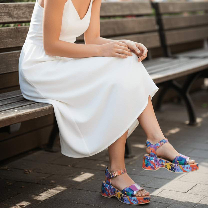 Palm Rise - Summer Colours Womens Sandals Embassy London 