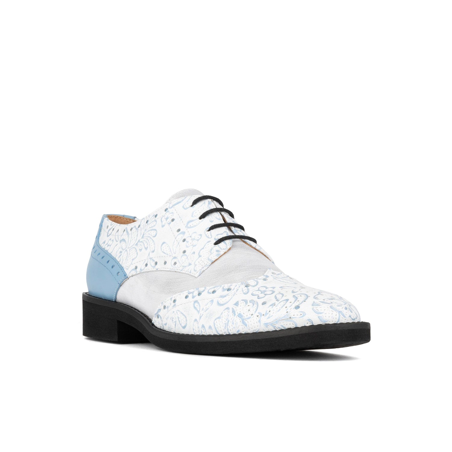 Eton - White Flowers Womens Shoes Embassy London 