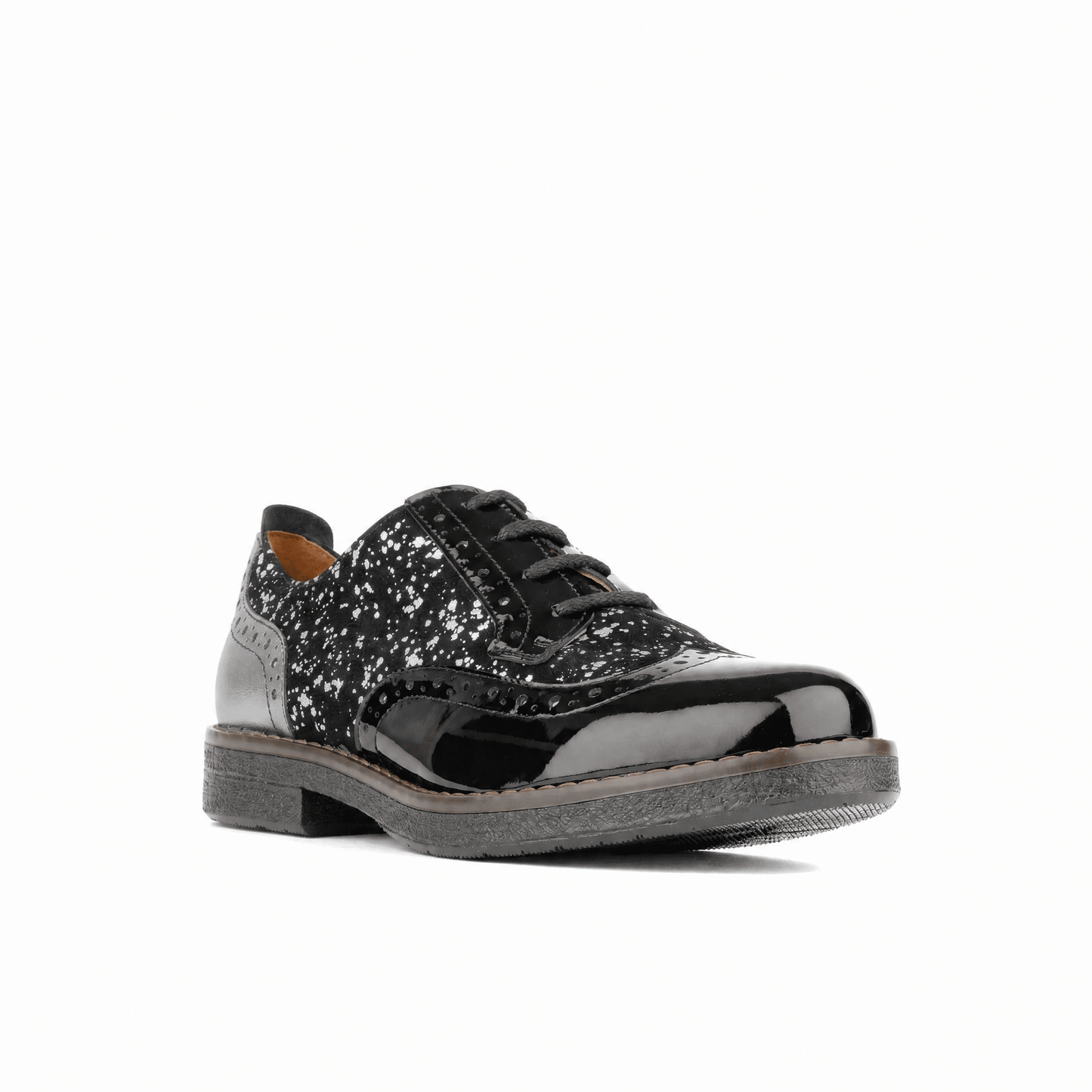 The Artist - Black & Silver Drops Womens Shoes Embassy London 