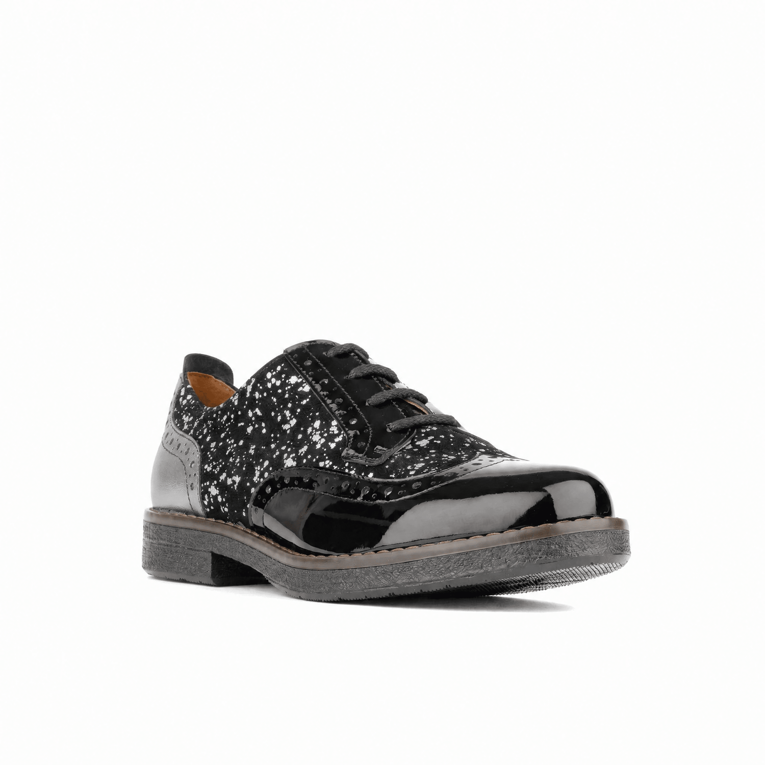 The Artist - Black & Silver Drops Womens Shoes Embassy London 